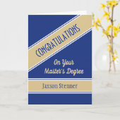 Viel! Trendy Master Afstuderen Card Kaart (Gele Bloem)