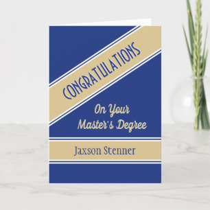 Viel! Trendy Master Afstuderen Card Kaart
