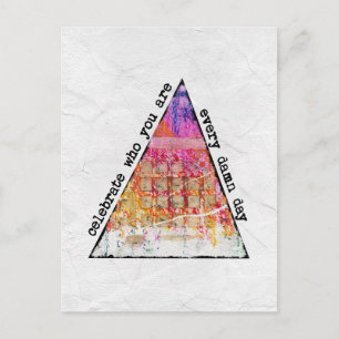 Viel uit wie je Briefkaart bent