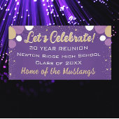 Viel! Vun Confetti Class Reunion banner