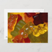 Viele bunte Gummibärchen Briefkaart (Voorkant / Achterkant)