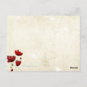 Vielle carte postale romantique à la main (Dos)