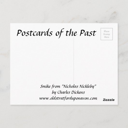 Vielle carte postale - Smike de "Nicholas Nickleby (Dos)