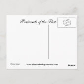 Vielle carte postale, vilaine Vicaire (Dos)