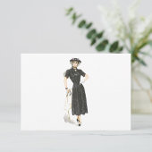 Vielle Dame Dans Une Robe Invitations