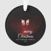 Vielle lanterne Joyeux Noël Joyeux Script Famille (devant)