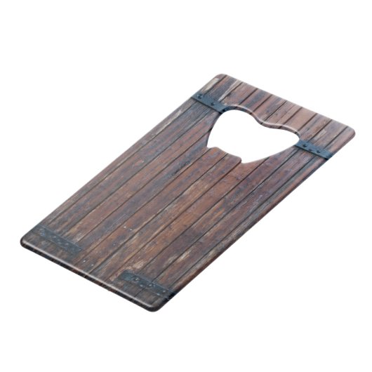 Vielles Portes Brown En Bois Avec Support En Fer N (Dos Angle)