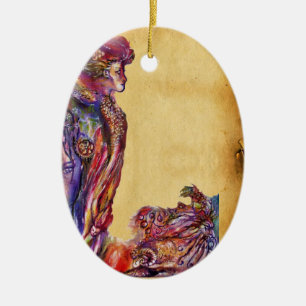 VIEN EN MERLIN KERAMISCH ORNAMENT
