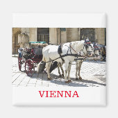 Vienna Fiaker Magnet Magneet (Voorkant)