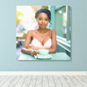 VIENNA - LOVE FROM AUSTRIA CANVAS AFDRUK (Insitu (Houten vloer))