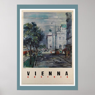 Vienne Autriche - Affiches Vintage voyage