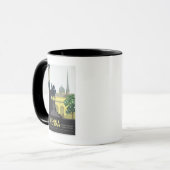 Vienne Autriche - Mug de café Vintage voyage (Devant gauche)