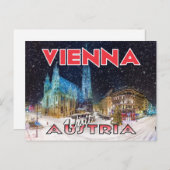 Vienne, Visite Autriche Carte postale (Devant / Derrière)