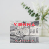 Vienne, Visite Autriche Carte postale (Debout devant)