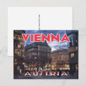 Vienne, Visite Autriche Carte postale (Devant / Derrière)