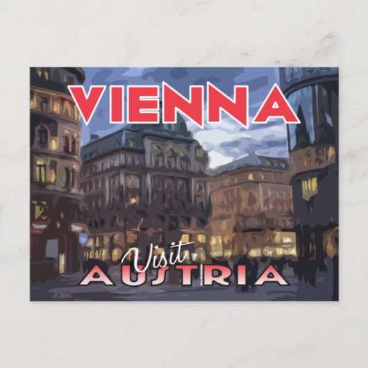Vienne, Visite Autriche Carte postale (Devant)