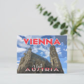 Vienne, Visite Autriche Carte postale (Debout devant)