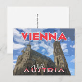 Vienne, Visite Autriche Carte postale (Devant / Derrière)
