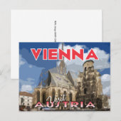 Vienne, Visite Autriche Carte postale (Devant / Derrière)