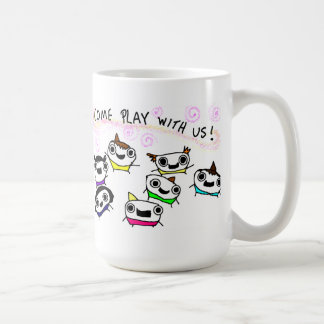 "Viennent le jeu avec nous" tasse