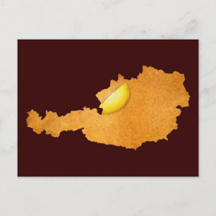 Viennese Schnitzel - kaart van oostenrijk