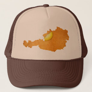 Viennese Schnitzel - kaart van oostenrijk Trucker Pet