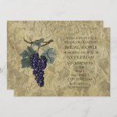 Viennoiseries de raisins violets Invitation à la d (Devant / Derrière)