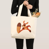 "Viens ! !" Sac Kangaroo Carton mignon (Devant (produit))