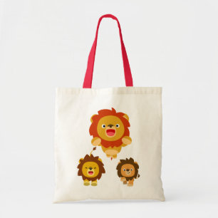 'Viens ! ! ' Sac trois mignons Lions Cartoon