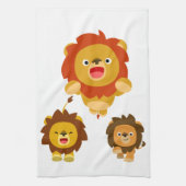 'Viens ! ! ' Serviette de cuisine trois mignons Li (Vertical)