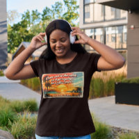 Viens sur la côte, chère, T-shirt foncé pour femme