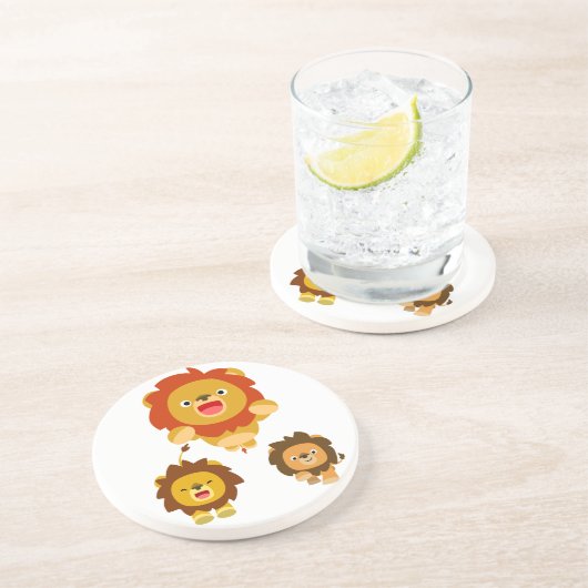 'Viens ! ! ' Trois mignons Dessous de verre de Lio (Côté)