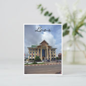 vientiane architectuur briefkaart (Staand voorkant)