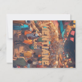 Vientiane-Briefkaart Briefkaart