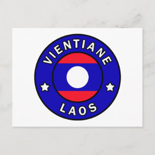 Vientiane Laos Briefkaart
