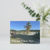 Vieques, Puerto Rico briefkaart (Staand voorkant)