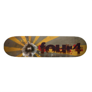 VIER4 SPLATTER BURST SKATEBOARD