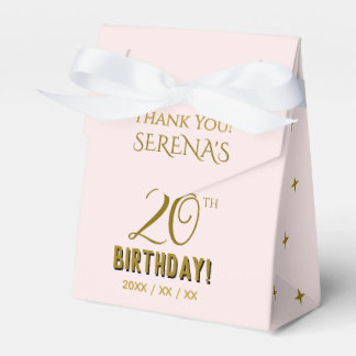 Vier 20 bedankdoosjes