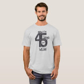 Vier 5 seconden t-shirt (Voorkant volledig)