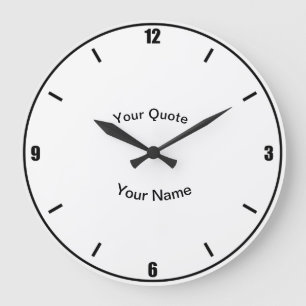 Vier Aantallen met verticale StandaardAantallen Grote Klok