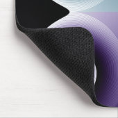 Vier Abstracte kleurenspiralen Muismat (Hoek)