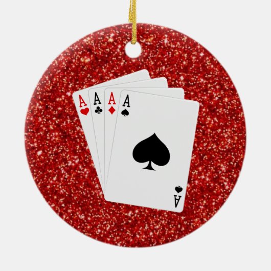 Vier Aces Ornament (Achterkant)