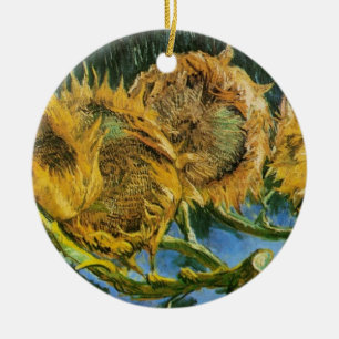 Vier afgesneden zonnebloemen door Vincent van Gogh Keramisch Ornament