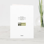 Vier Amerika, 4 juli  kunst Kaart (Achterkant)