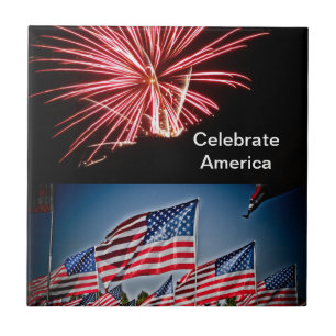 Vier Amerika Tegeltje