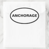 VIER Anchorage Ovale Sticker (Tas)