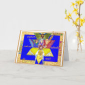 Vier Archangels Kaart (Gele Bloem)