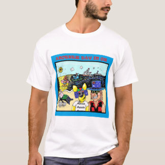 Vier Australia Day met humor - Mick en Hop T-shirt