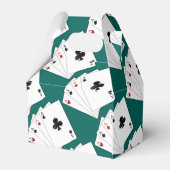 Vier Azen Spelen Kaarten Patroon Favor Box Bedankdoosjes (Achterkant)