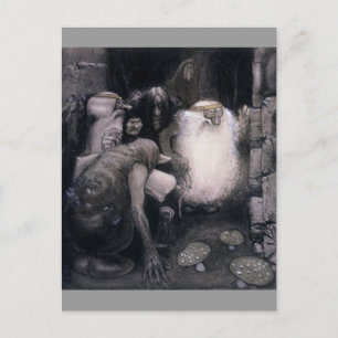 Vier Big Trolls Briefkaart